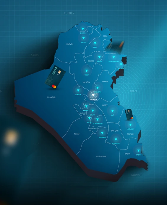 Cashcom dometics Iraq Payment Card
